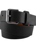 Black - Classic Faux Leather Belt