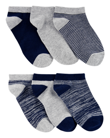 Kid 6-Pack No-Show Socks, 