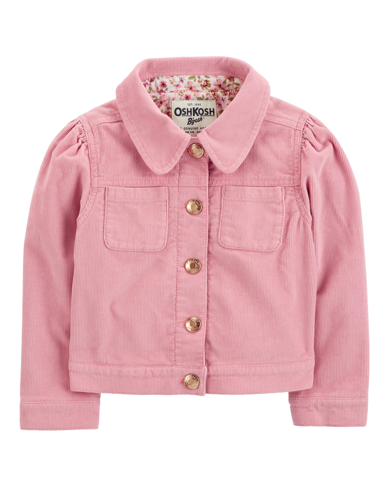 Toddler Button-Front Corduroy Jacket , image 1 of 4 slides