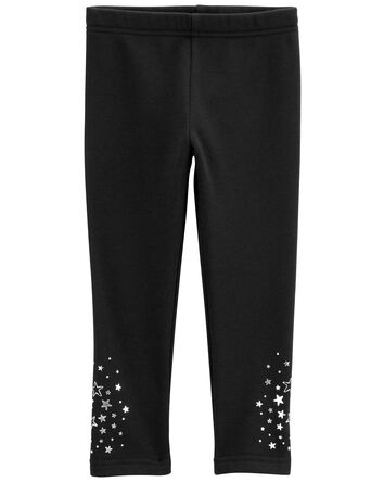 Star Cozy Fleece Leggings, 