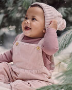 Baby Organic Cotton Corduroy Overalls, image 5 of 6 slides