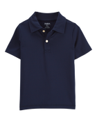 Toddler Active Polo in Moisture Wicking BeCool™ Fabric - Navy, image 1 of 3 slides