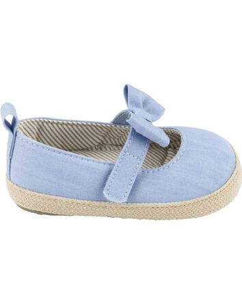 Baby Chambray Mary Janes, 