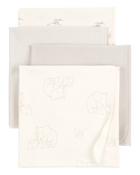 Baby 4-Pack Elephant Receiving Blankets, image 1 of 5 slides