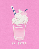 Kid Milkshake Short-Sleeve Graphic Tee - Purple, image 3 of 4 slides