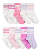 Toddler 10-Pack Crew Socks, image 1 of 2 slides