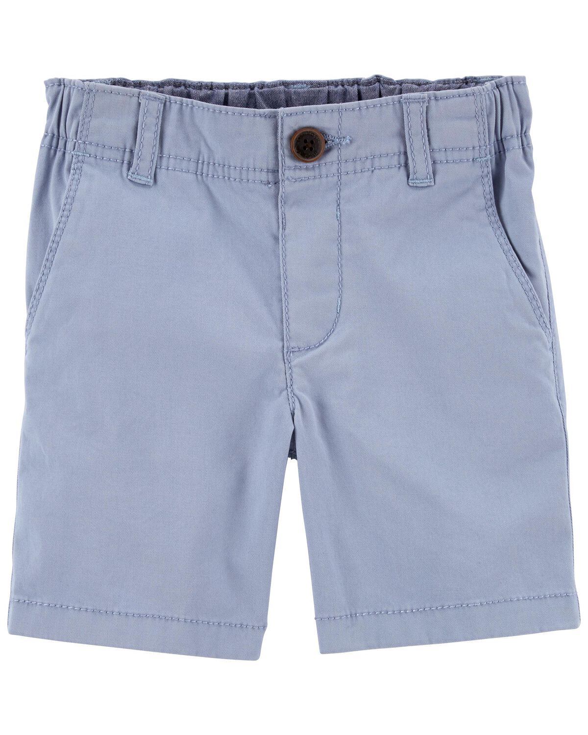 Blue Toddler Stretch Chino Shorts