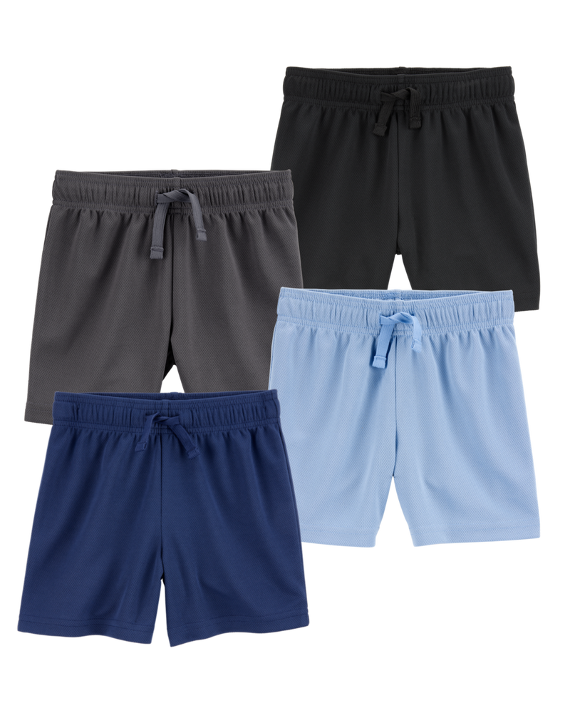 Toddler 4-Pack Active Mesh Shorts, image 1 of 21 slides