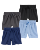 Toddler 4-Pack Active Mesh Shorts, image 1 of 21 slides