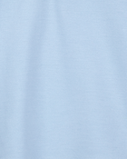 Toddler 2-Pack Pique Uniform Polo Shirts - Blue, image 3 of 3 slides