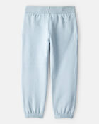 Toddler Girl Cotton Joggers - Blue, image 2 of 4 slides