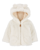Baby Sherpa Hooded Jacket, image 1 of 3 slides