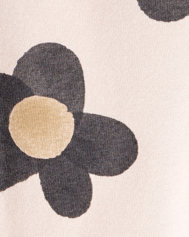 Baby Girl Floral Cotton Flare Leggings, image 3 of 4 slides