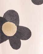 Baby Girl Floral Cotton Flare Leggings, image 3 of 4 slides