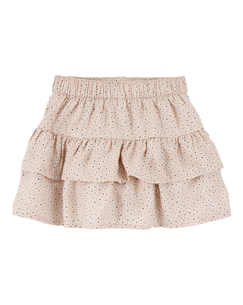 Toddler Floral Pull-On Ruffle Skort, 