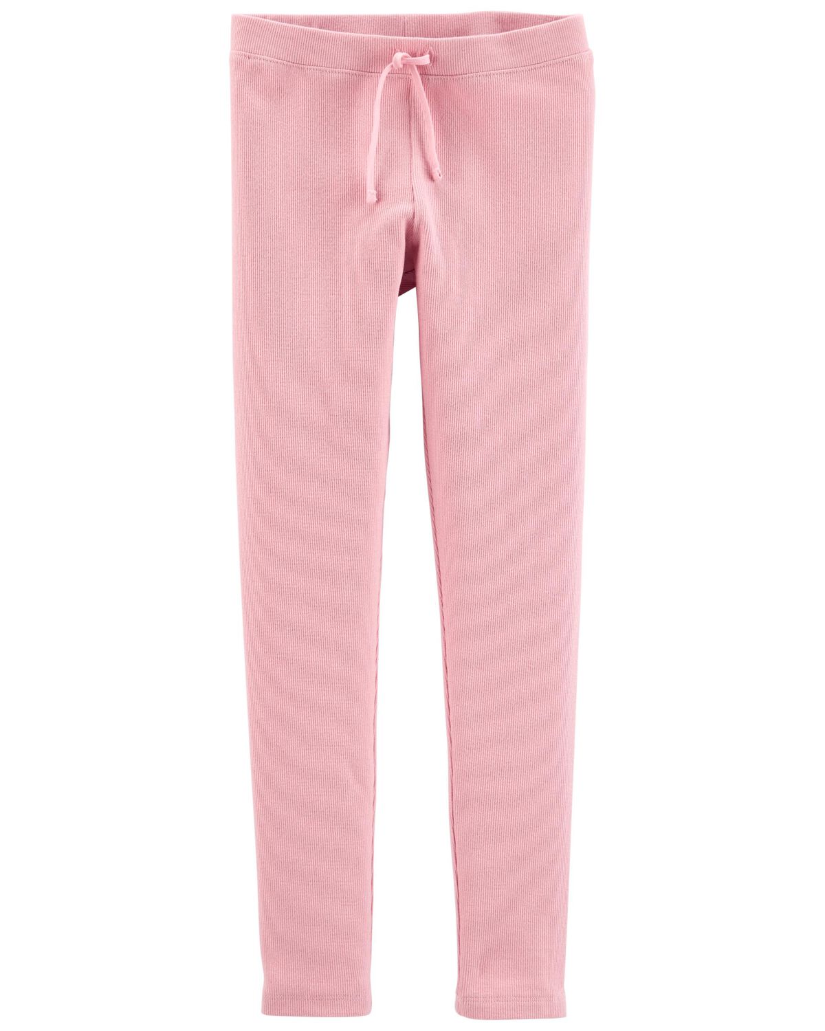 Rosewood Kid Lettuce Hem Ribbed Leggings