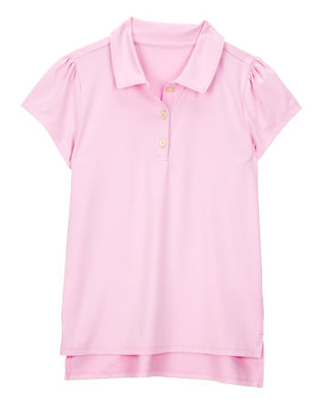 Kid Active Uniform Polo Shirt in Moisture Wicking BeCool™ Fabric - Pink, 