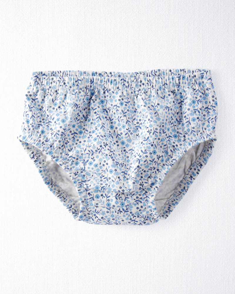 Baby Organic Cotton Dress in Meadow Bloom Print, image 3 of 6 slides