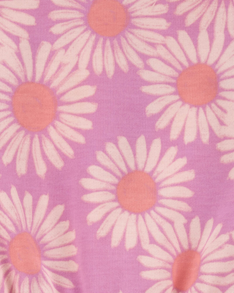 Toddler 2-Piece Daisy French Terry Pajamas, image 2 of 3 slides