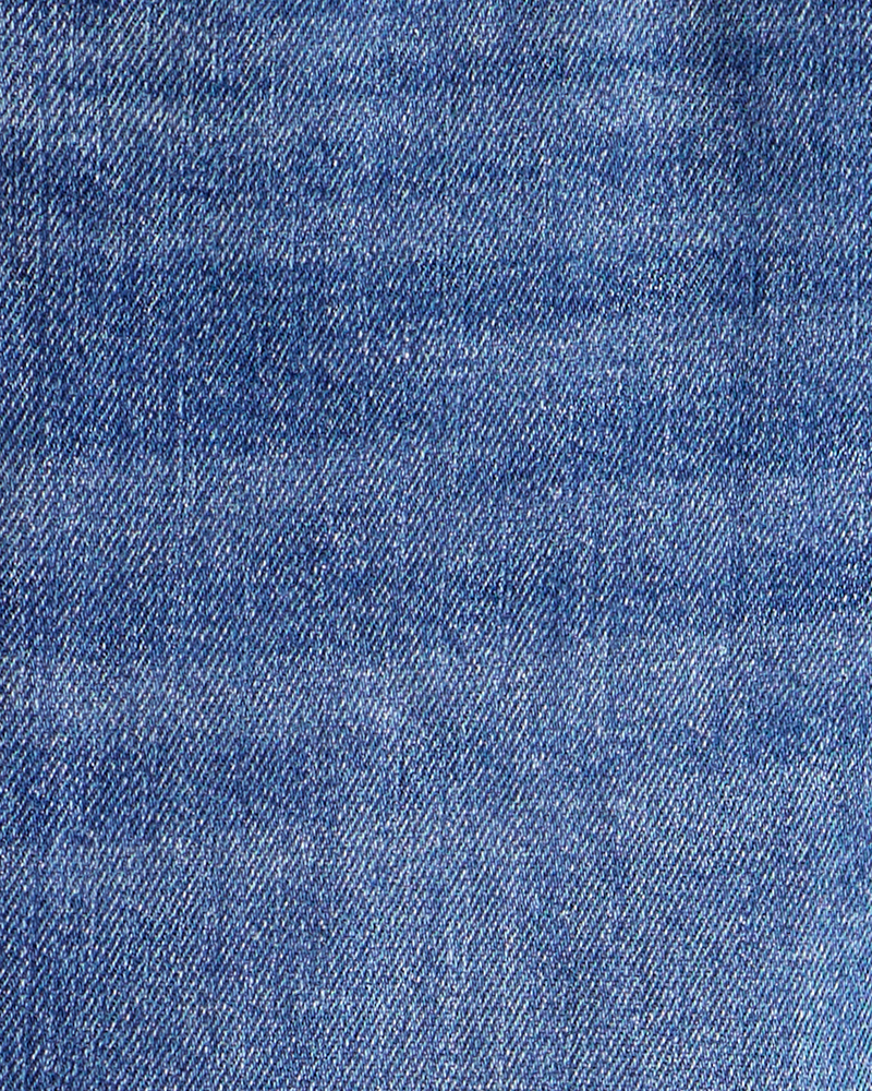 Kid High Rise Distressed Denim Jeans - June Wash, image 3 of 4 slides