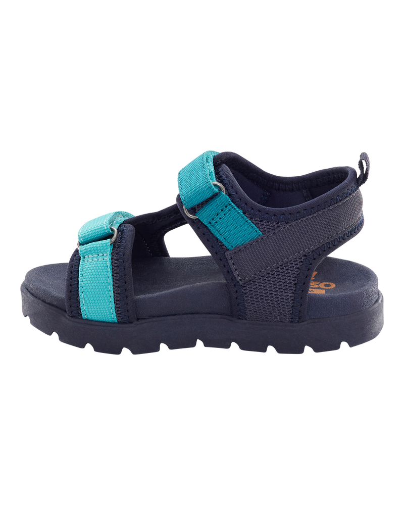 Toddler Boy Athletic Sandals - Navy/Blue, image 6 of 7 slides