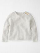 Oatmeal - Toddler Organic Cotton Knit Sweater