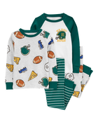 Baby 4-Piece Sports 100% Snug Fit Cotton Pajamas, image 1 of 4 slides