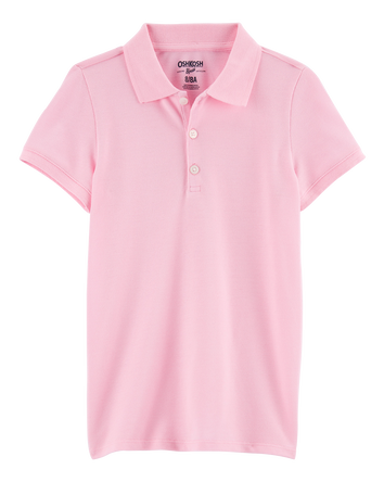 Kid Pique Cotton Uniform Polo, 