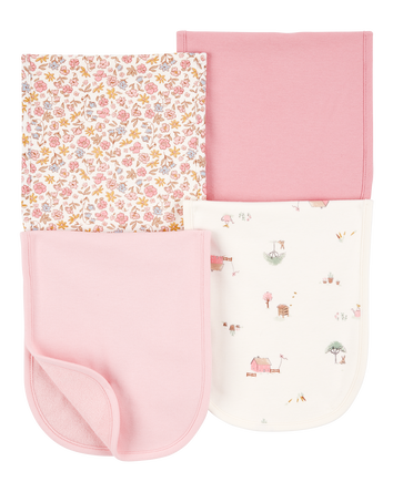 Baby 4-Pack Burp Cloths, 