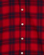Kid Plaid Button-Front Shirt, image 3 of 4 slides