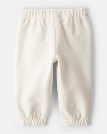 Baby Girl DayDream Fleece Pants - Cream, 