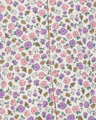 Baby Floral 2-Way Zip Cotton Sleep & Play Pajamas, image 2 of 4 slides