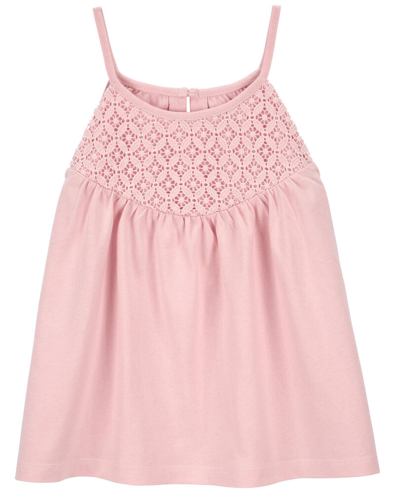Kid Crochet Sleeveless Top, image 1 of 3 slides