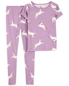 Kid 4-Piece 100% Snug Fit Cotton Pajamas, image 2 of 5 slides