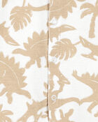 Baby Dinosaur Snap-Up Cotton Romper, image 2 of 3 slides