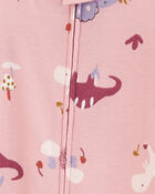 Toddler 2-Pack 100% Snug Fit Cotton Footless Pajamas, image 3 of 5 slides