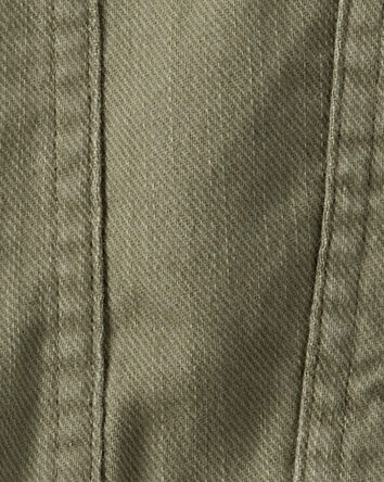 Toddler Long-Sleeve Denim Jacket - Green, 