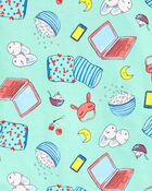 Kid 4-Piece Sleepover Squad 100% Snug Fit Cotton Pajamas, image 3 of 4 slides