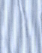 Kid  Long Sleeve Striped Button-Front Uniform Shirt, image 3 of 3 slides