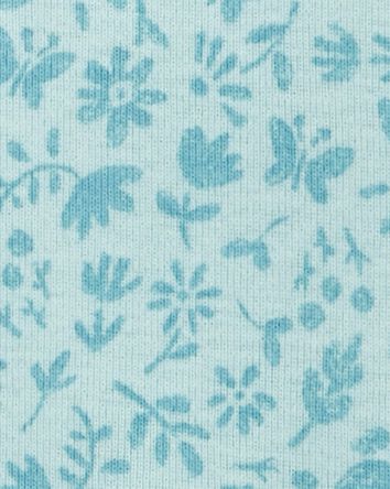 Baby Butterfly Print Snug Fit 4-Piece Pajamas