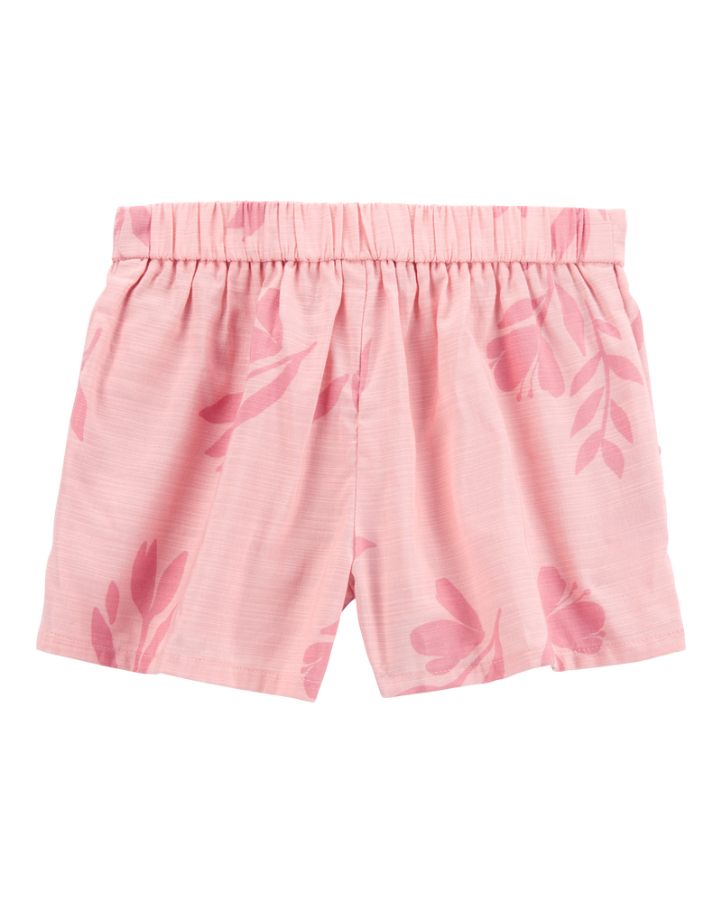 Kid Floral Sun Short - Pink, image 2 of 5 slides