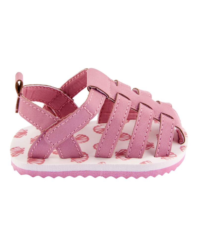 Baby Fisherman Sandals - Pink, image 2 of 7 slides