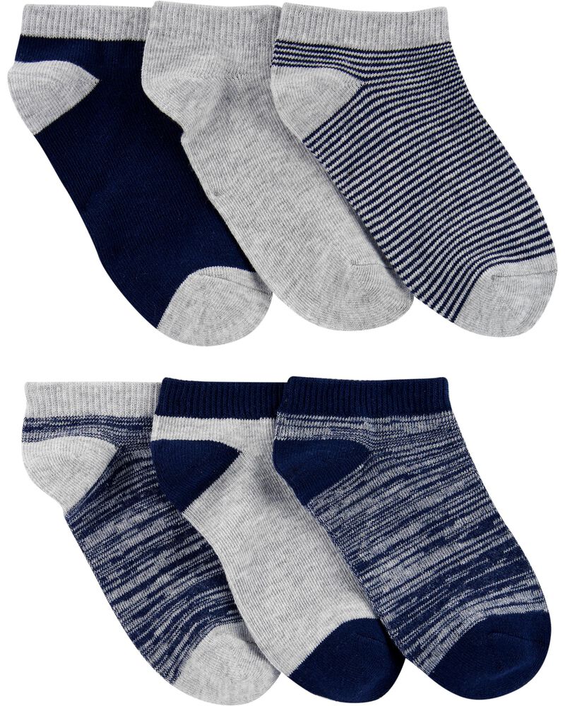 Kid 6-Pack Ankle Socks, image 1 of 2 slides