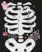 Toddler 2-Piece Glow Skeleton 100% Snug Fit Cotton Pajamas, image 3 of 4 slides