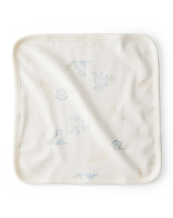 Baby 6-Pack Wash Cloths - Blue, 