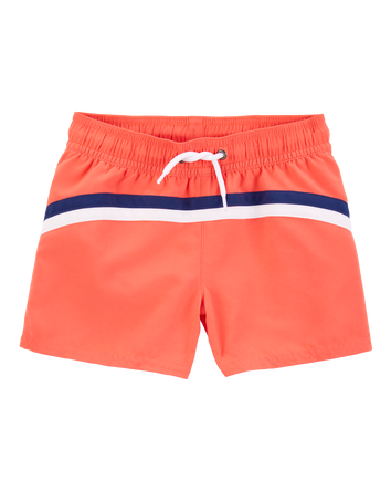 Toddler Boy Striped Swim Trunks, 