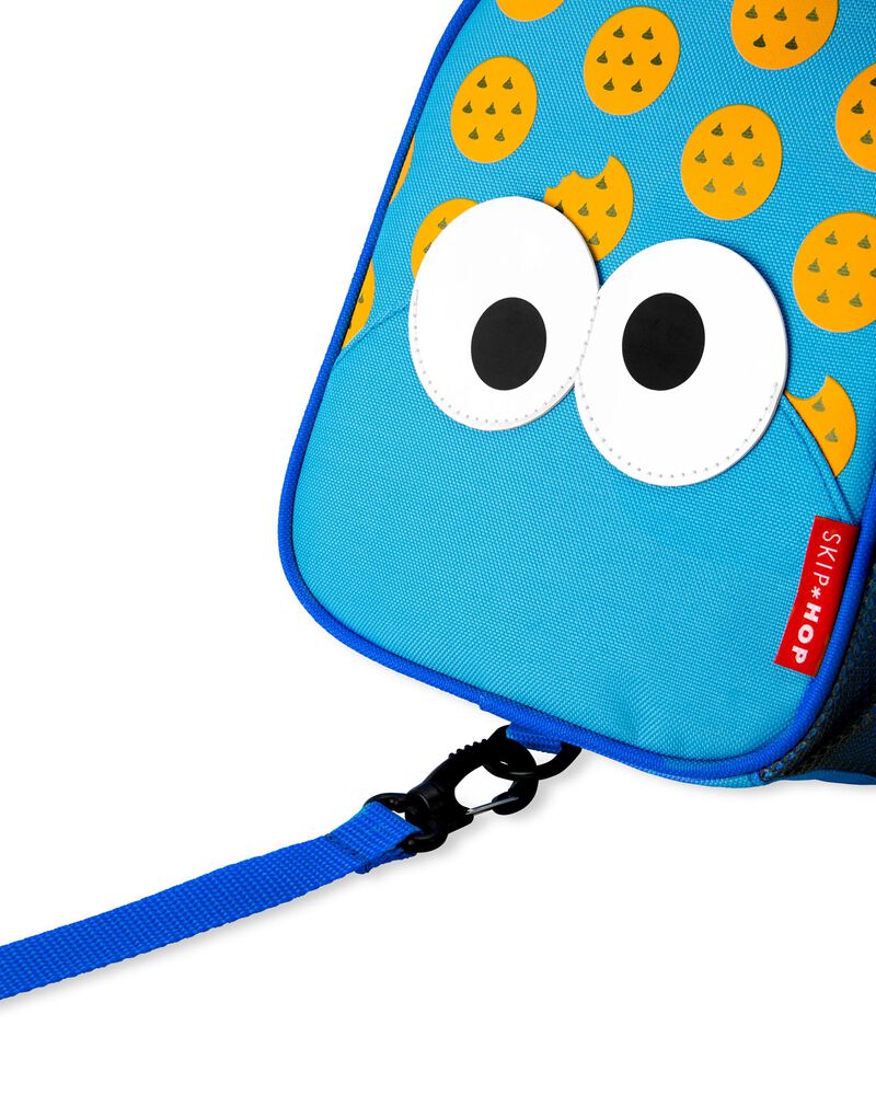 Sesame Street Mini Backpack With Safety Harness - Cookie Monster, image 3 of 6 slides