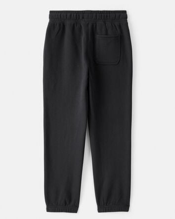 Boys Cotton Joggers - Black, 