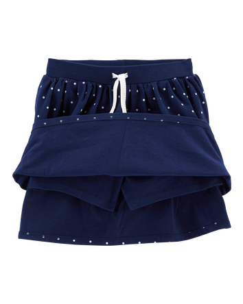 Kid Polka Dot Jersey Skort, 