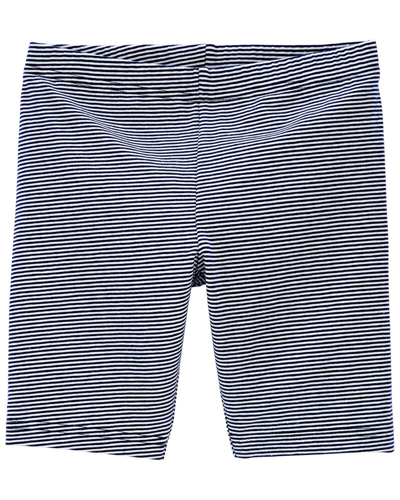 Kid Striped Bike Shorts, image 1 of 1 slides